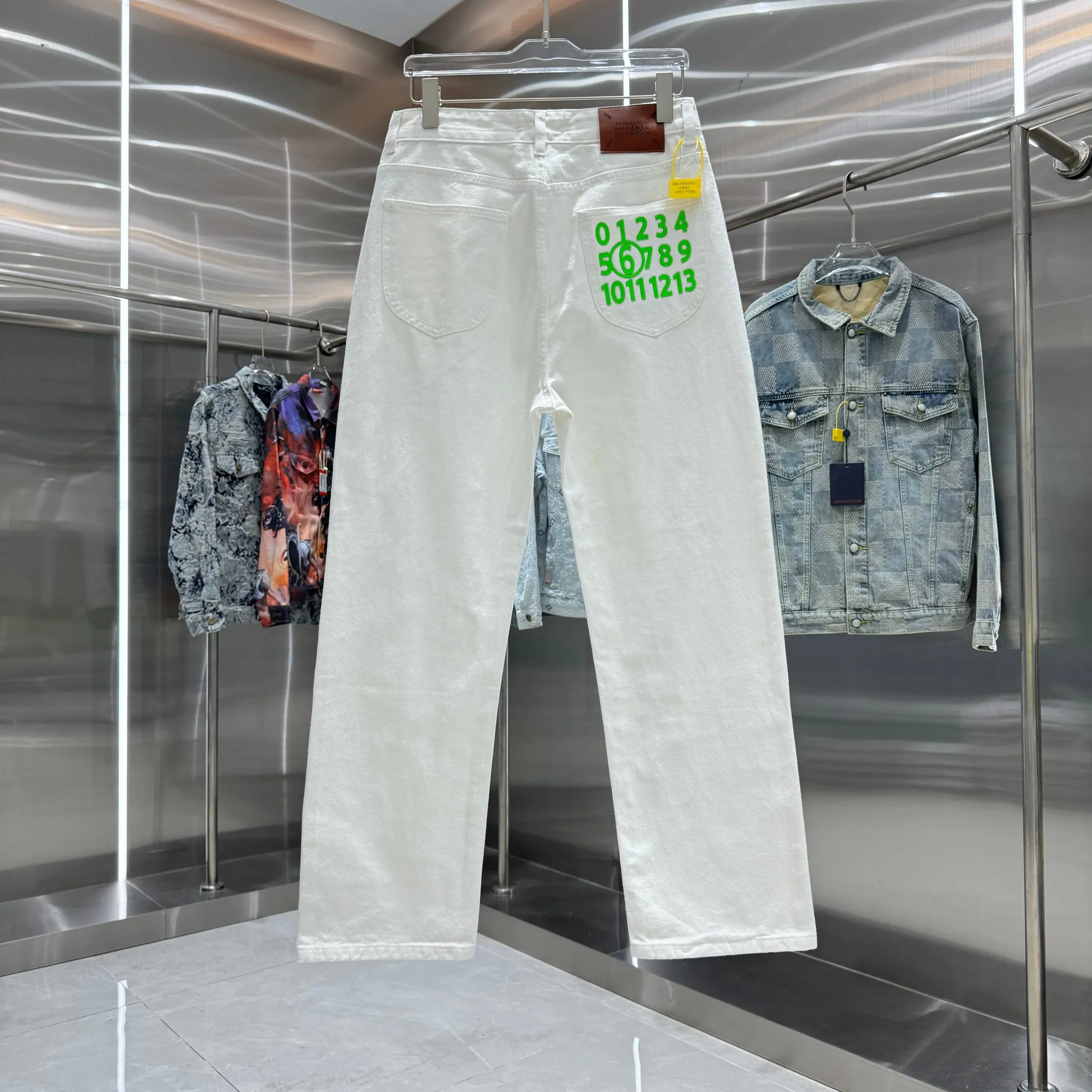 MM 6 25 LOGO ！ ~ ! , ! , Versatile Size：28 30 32 34 36 ：White